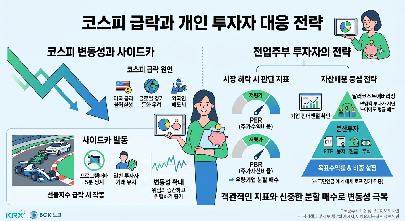 코스피 (사이드카, 변동성, 자산배분)
