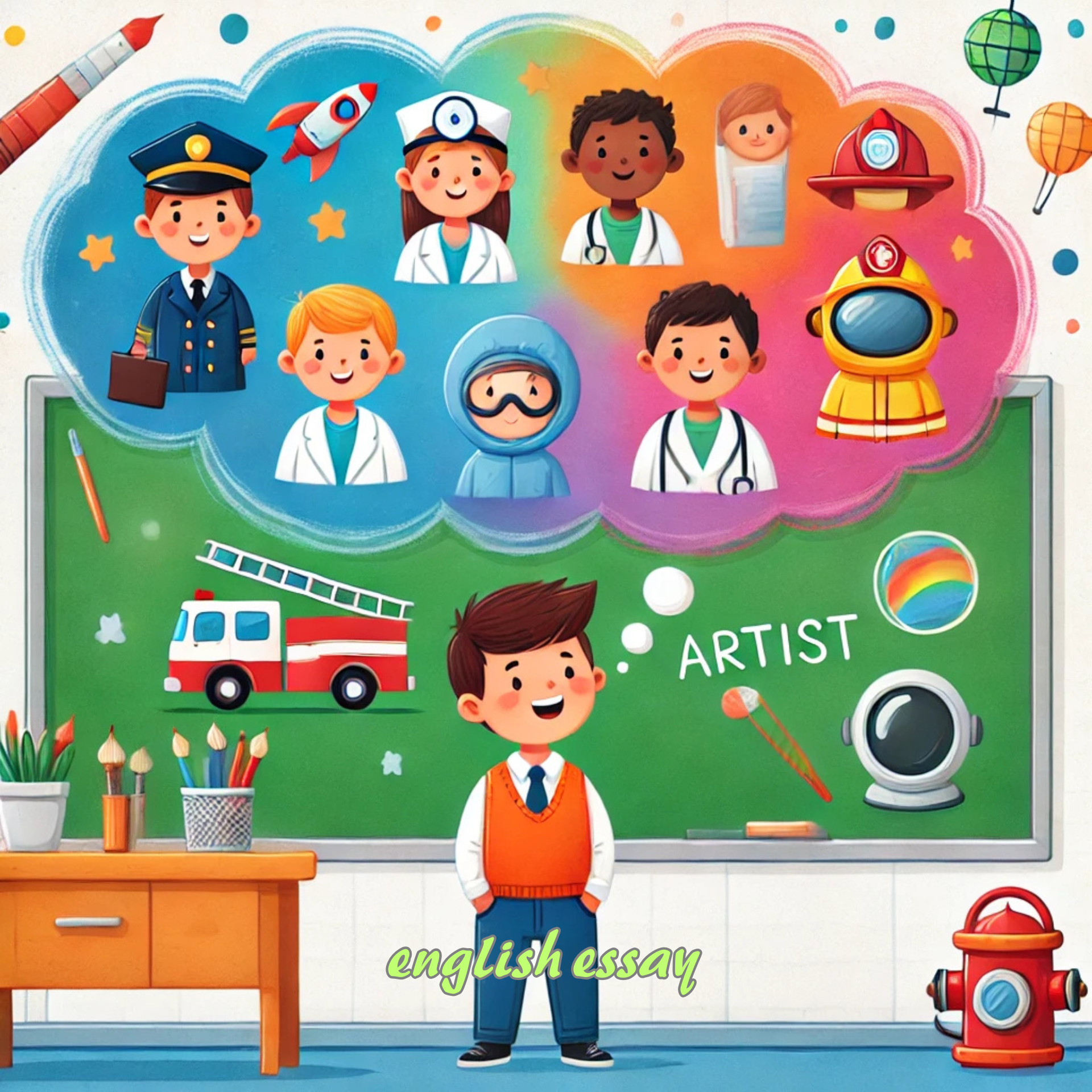 Writing an English essay about "When I Grow Up" 내가 커서 되고 싶은 것에 대한 영어 에세이 쓰기