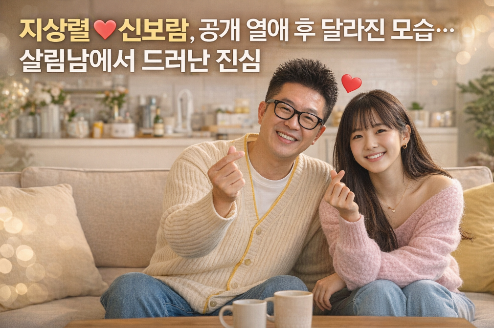 지상렬&hearts;신보람, 열애 후 달라진 진심의 순간들