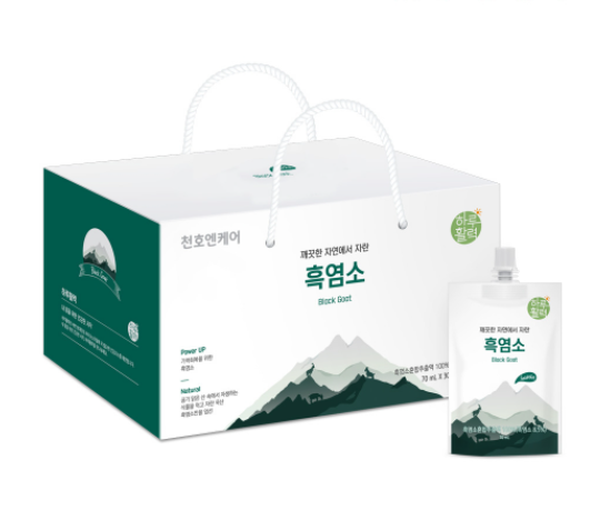 천호엔케어 하루활력 깨끗한 자연에서 자란 흑염소, 70ml, 30개입 흑염소 진액 스틱