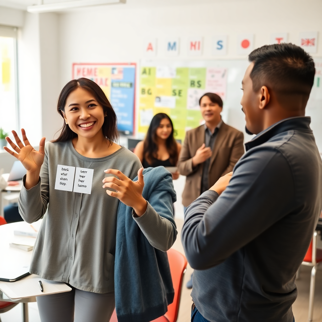 언어 학습과 제스처 습관 변화