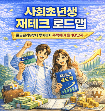 사회초년생에게 꼭 필요한 재테크 방법, 생활비&middot;청년정책&middot;ETF투자&middot;보험&middot;신용&middot;연말정산