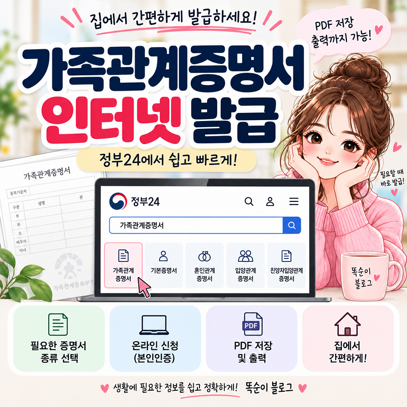 가족관계증명서 인터넷 발급