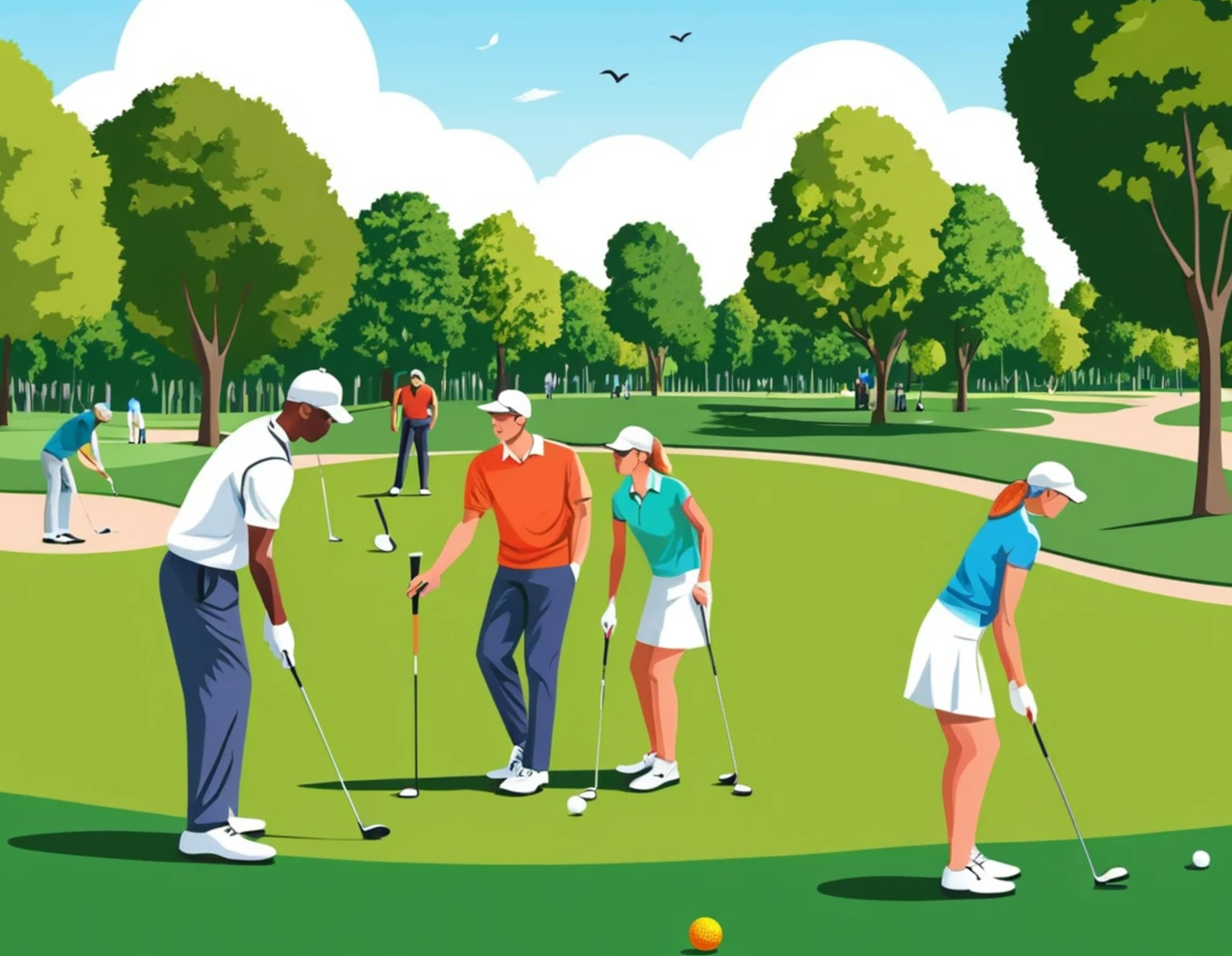 파크골프에서 스코어 올리는 방법