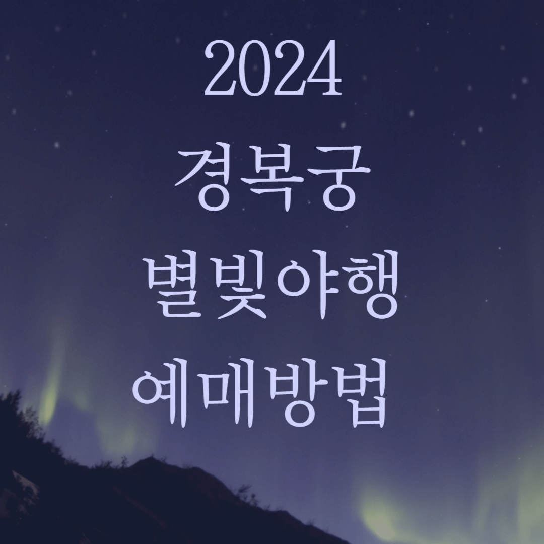 2024 경복궁 별빛야행