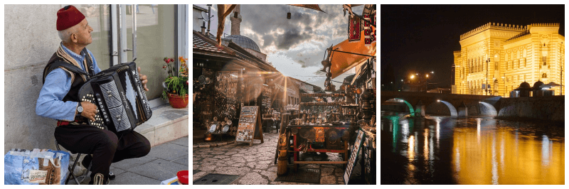 사라예보 풍경 사진 3개