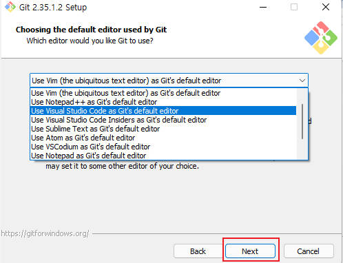 git 다운로드 및 설치하기