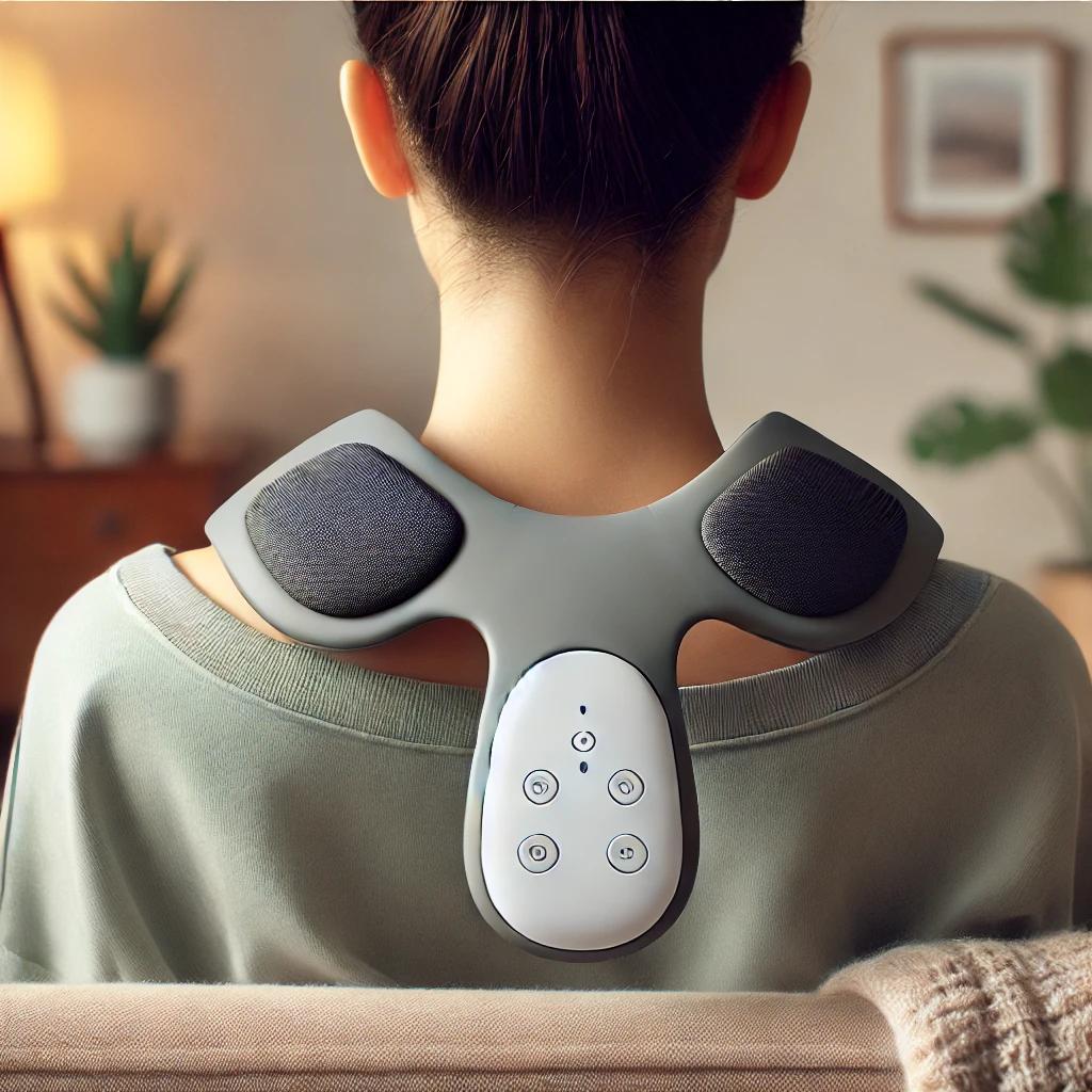 이유즈 무선 어깨 목 마사지기