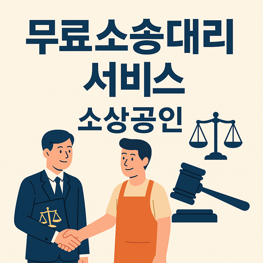 소상공인을 위한 무료 소송대리 서비스
