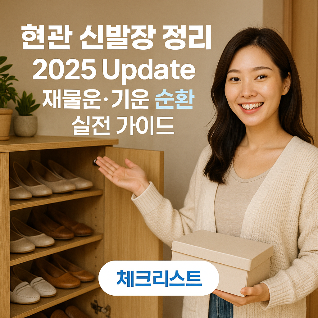 현관 신발장 정리 2025 Update : 재물운&middot;기운 순환 실전 가이드