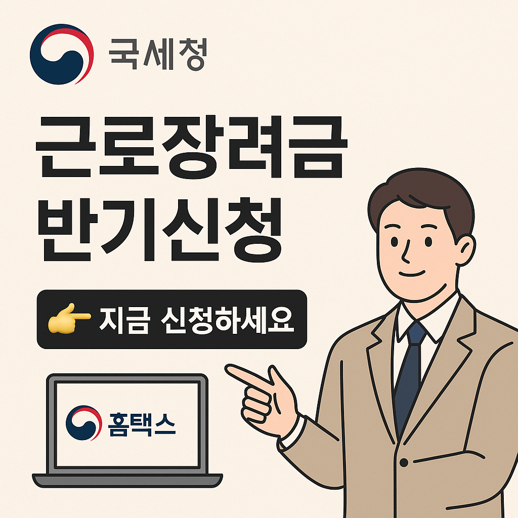 2025년 근로장려금 반기신청 완벽 가이드 ❘ 놓치면 최대 165만원 손해