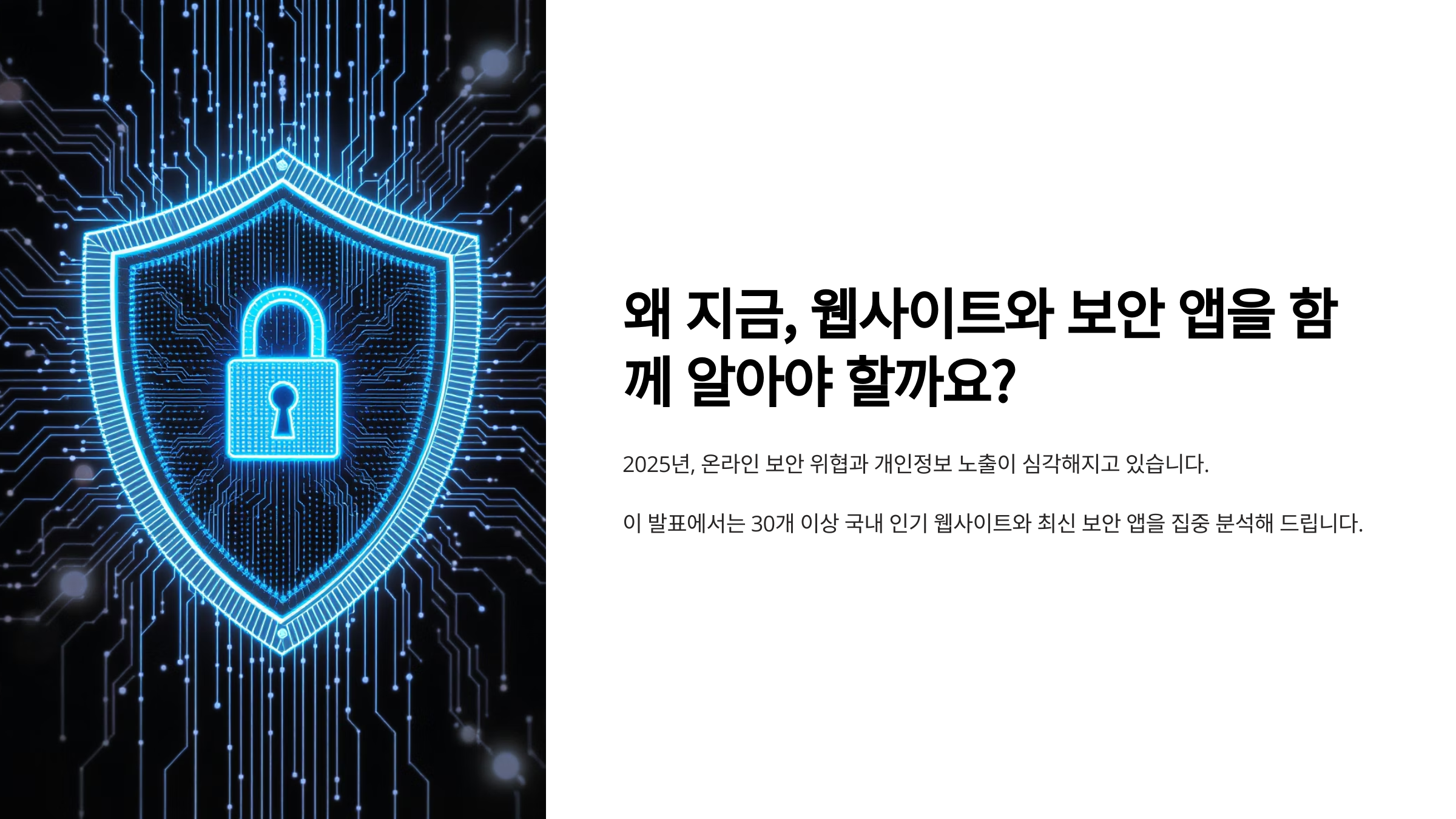 국내 개인 정보유 출 사이트 30곳 리스트 & 2025 보안 앱 추천 리스트 최신업데이트