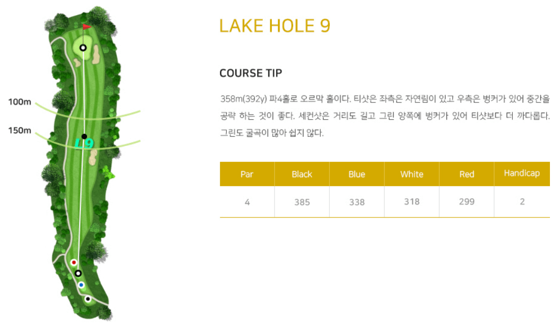 에덴블루 컨트리클럽 레이크코스 9