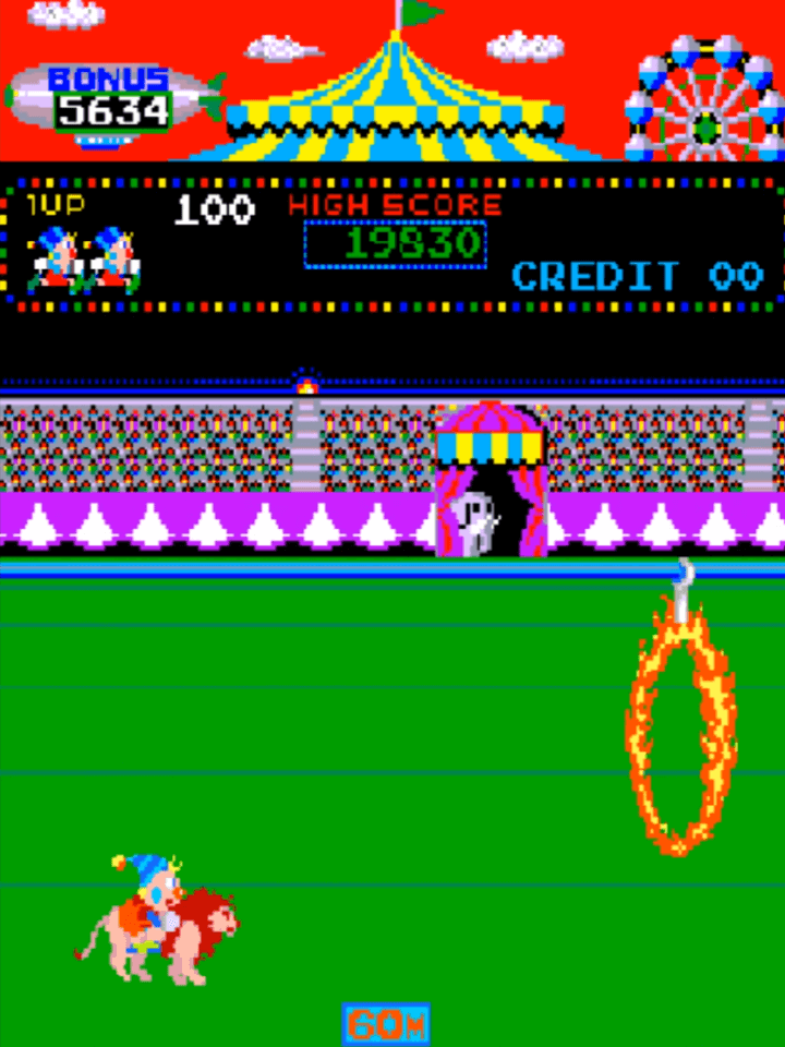 서커스-찰리-오락실게임-시작-화면