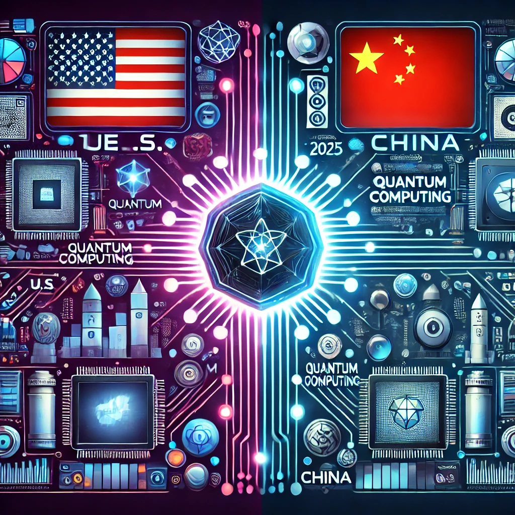미국과 중국 양자 컴퓨터 특허 경쟁 분석 이미지