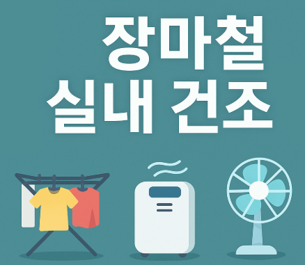 1인 가구 장마철 옷 양말 뽀송하게 말리는 방법(비오는 날 실내 건조)