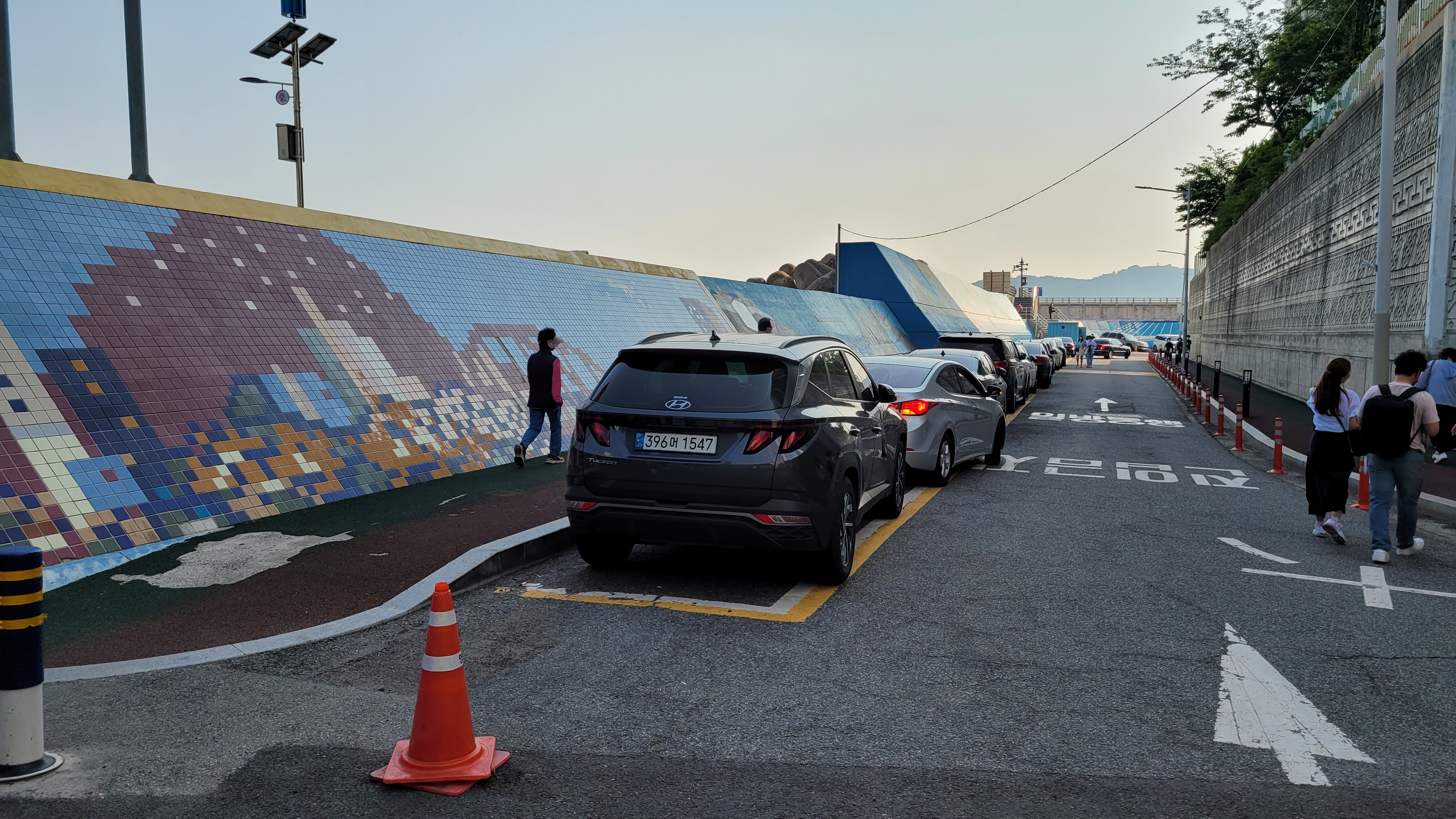 흰여울문화마을 주차장