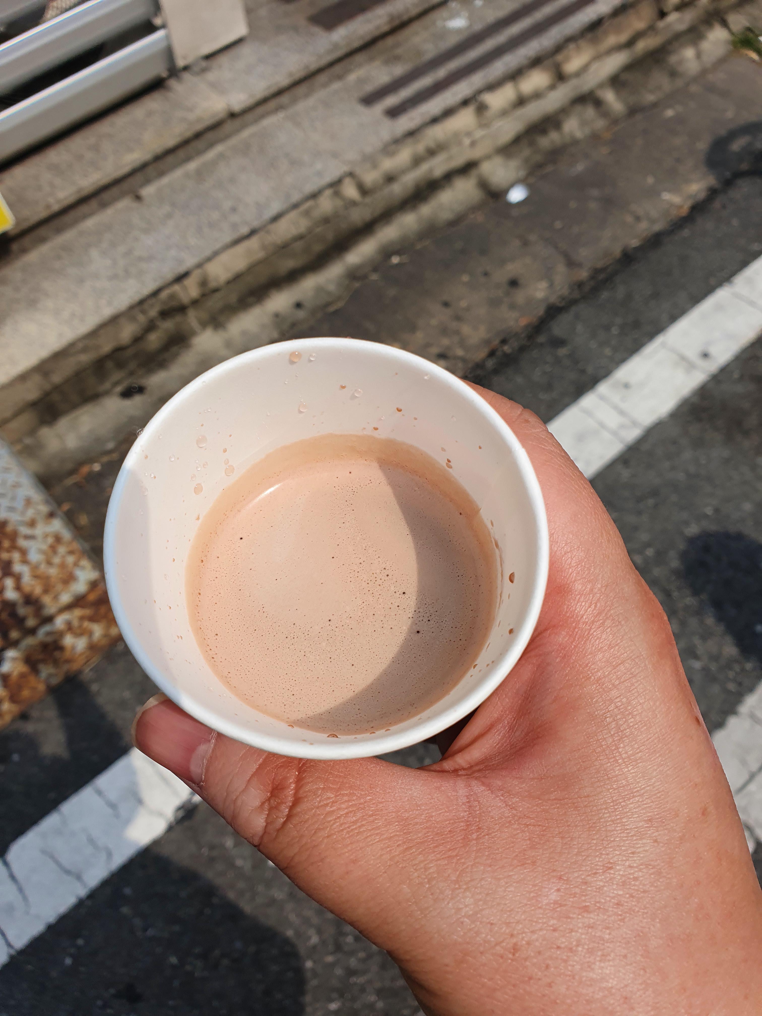 원내동 넘치는 국순한그릇 후식 코코아 한잔