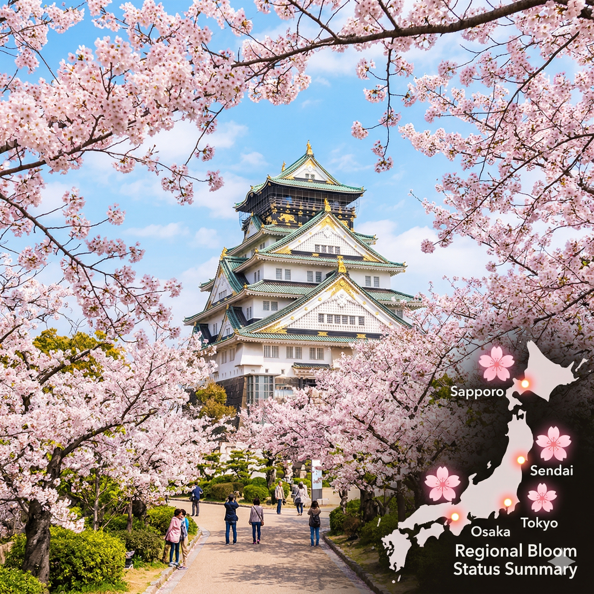 일본 벚꽃 개화시기 및 지역별 만개 현황 총정리