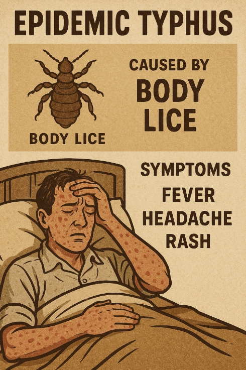 발진티푸스 관련 자료 사진