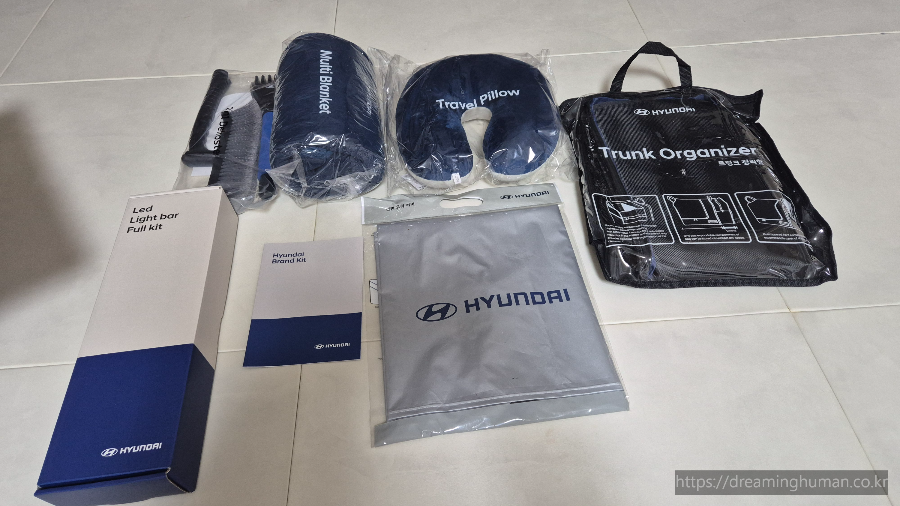 아이오닉9 웰컴키트 전체 구성 IONIQ 9 Welcome Kit full set