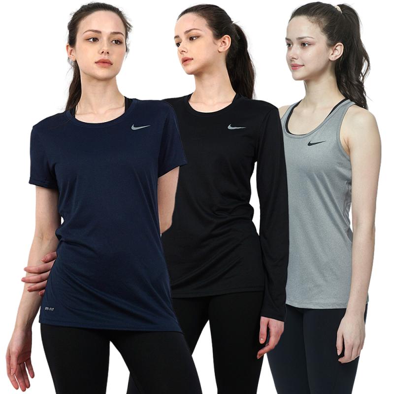 나이키 여성 드라이핏 기능성 반팔 긴팔 티셔츠 민소매 나시티 탱크탑