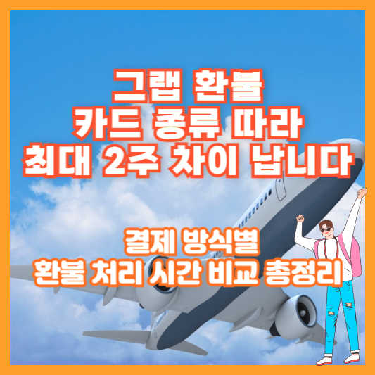 그랩 환불, 카드 종류 따라 최대 2주 차이 납니다 – 결제 방식별 환불 처리 시간 비교 총정리