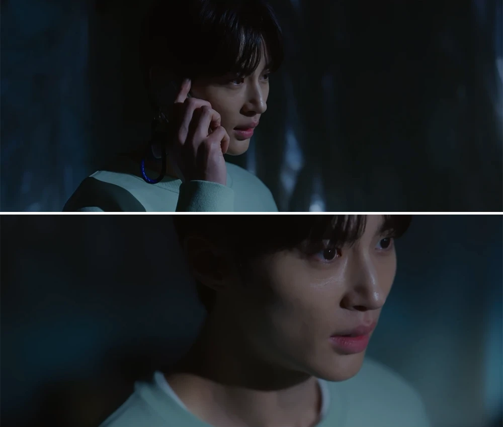 폐건물에서-인혁의-전화를-받고-솔이의-의도를-눈치챈-선재
