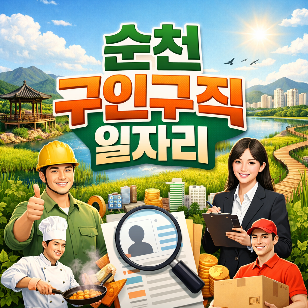 순천 구인구직 일자리