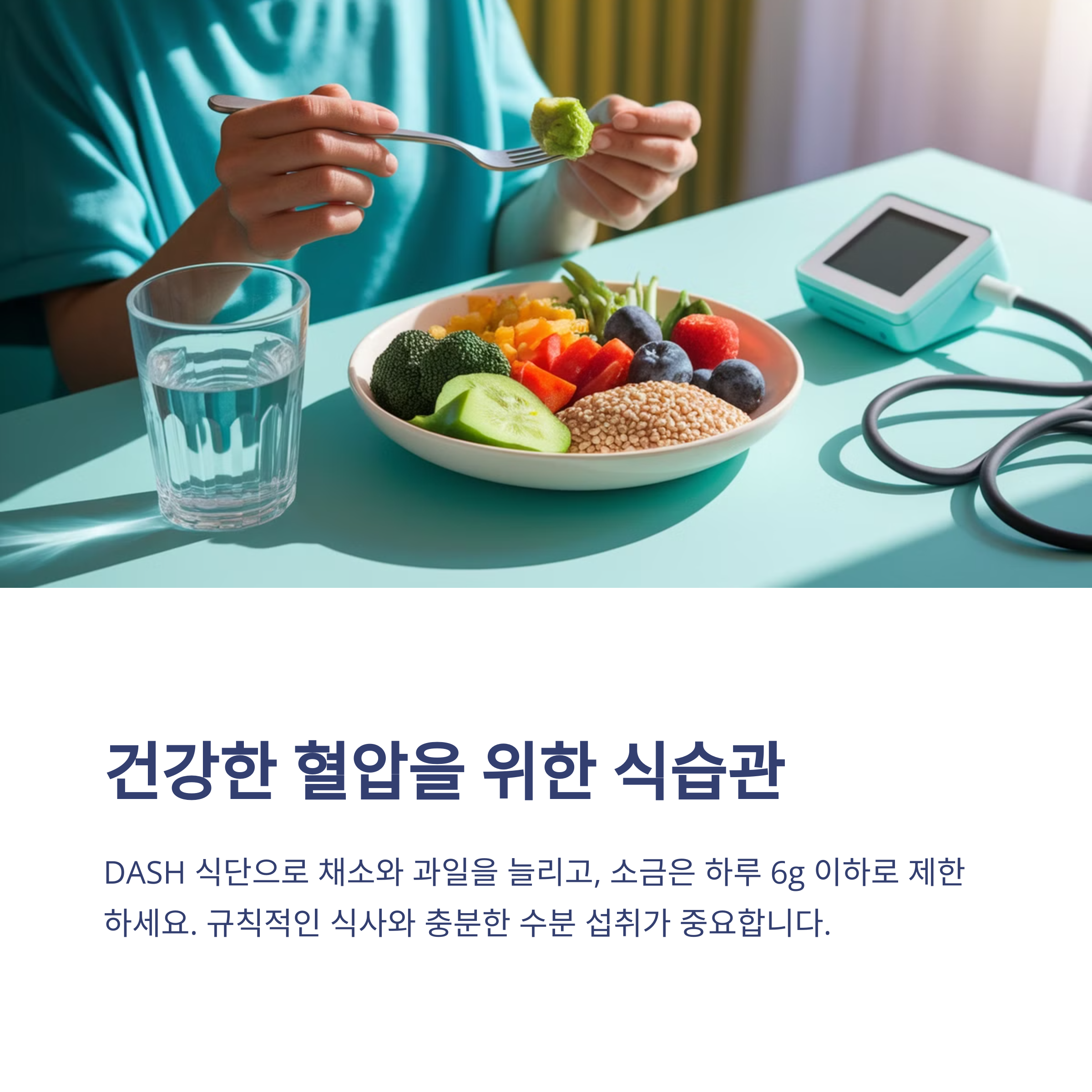 고혈압에 좋은 음식 vs 나쁜 음식