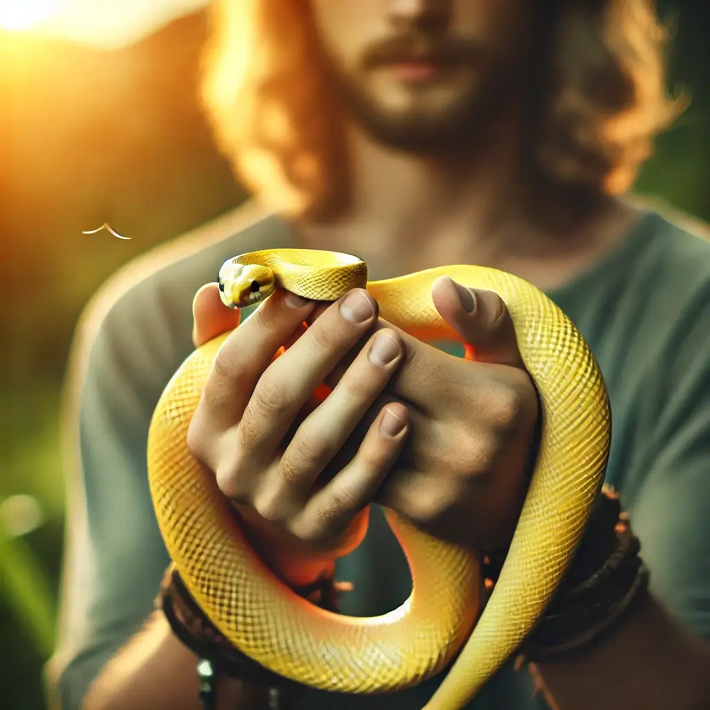 노란 뱀 꿈 해몽