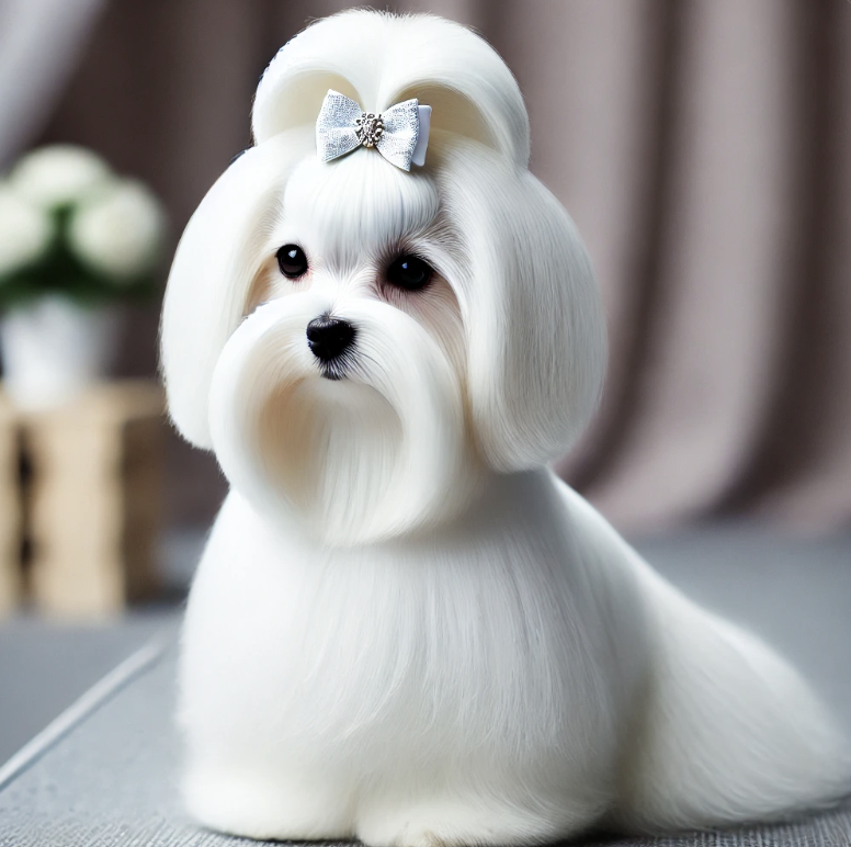 쇼 미용한 말티즈