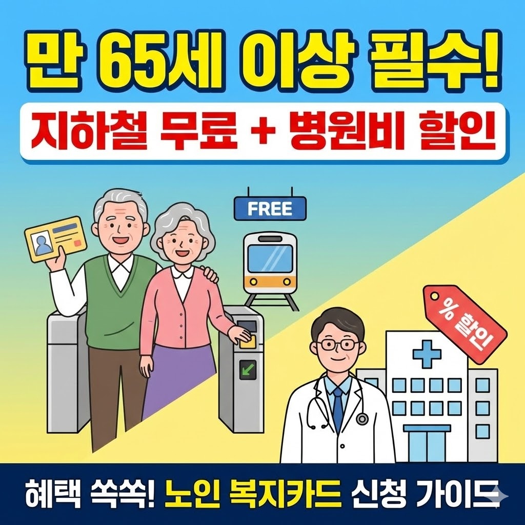 2026년 노인 복지카드 주요 혜택 및 신청방법 요약