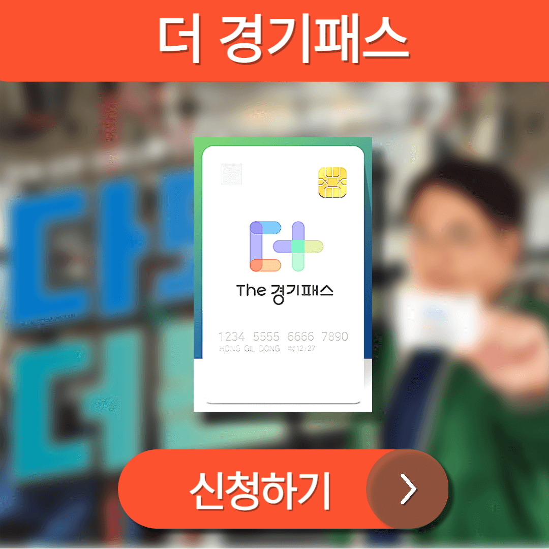 더경기패스 K패스 차이