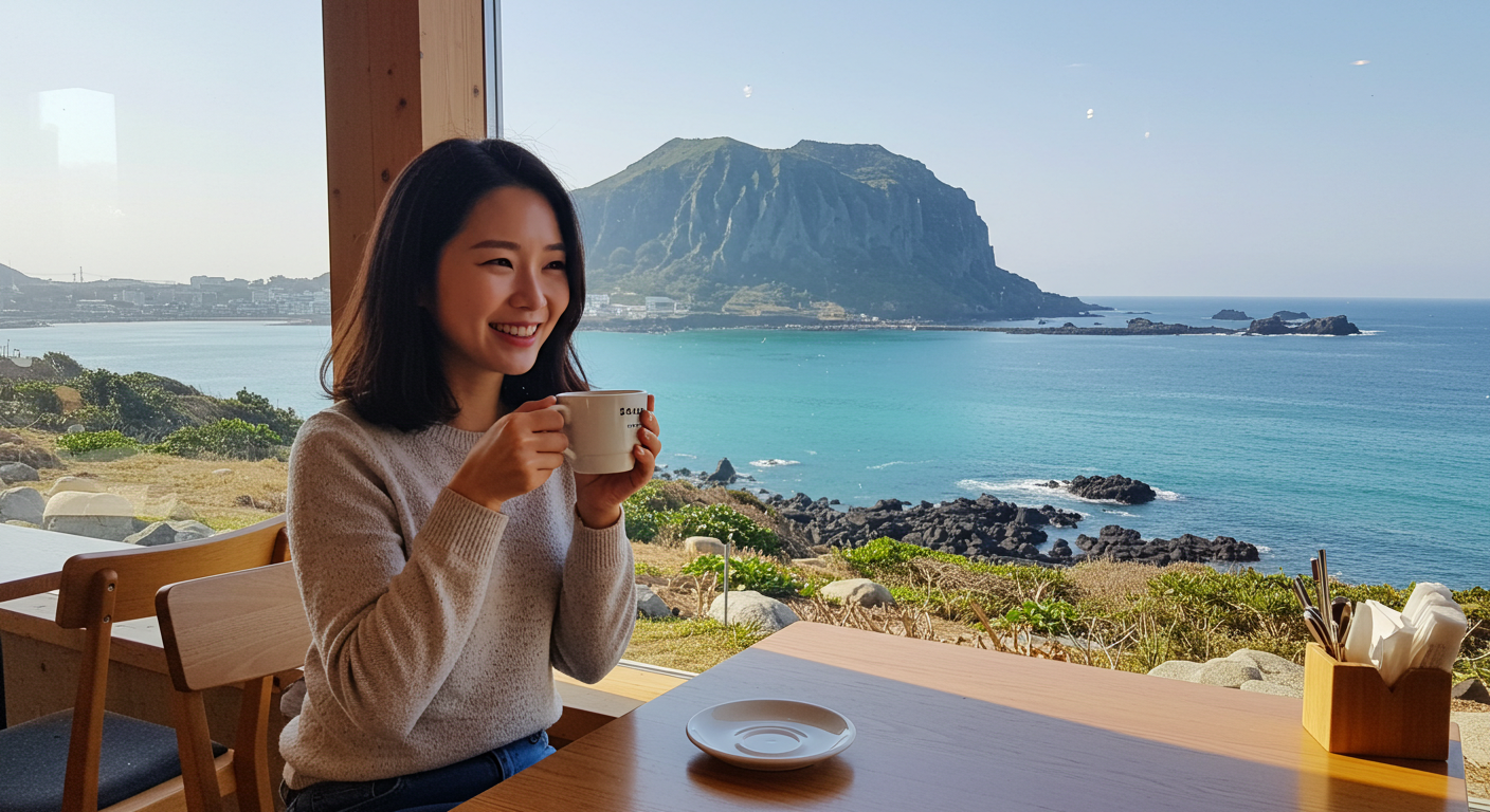 ‘바다앞작은카페’ – 오션뷰 카페