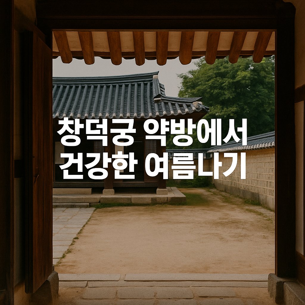 창덕궁 내의원 약방