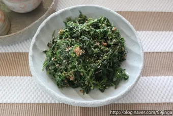 고추잎 나물 무침 건강한 봄나물 반찬 만들기_17