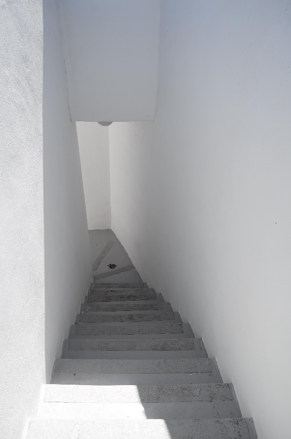 왈종미술관 옥상 올라가는 계단