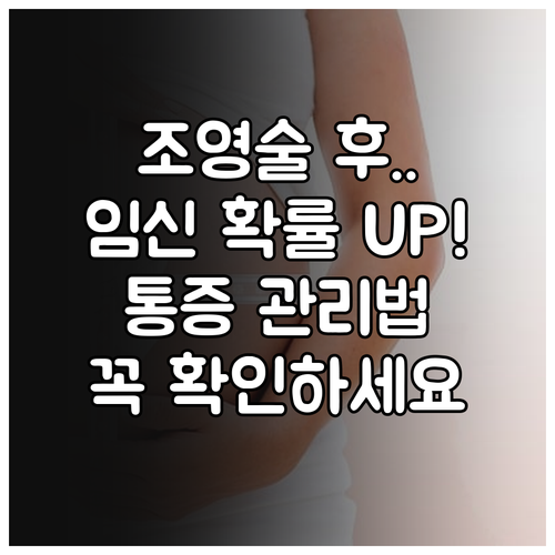 나팔관 조영술 후 임신 확률 변화와 ..