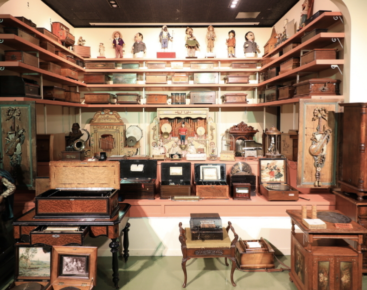 오르골 시연 및 설명 장소