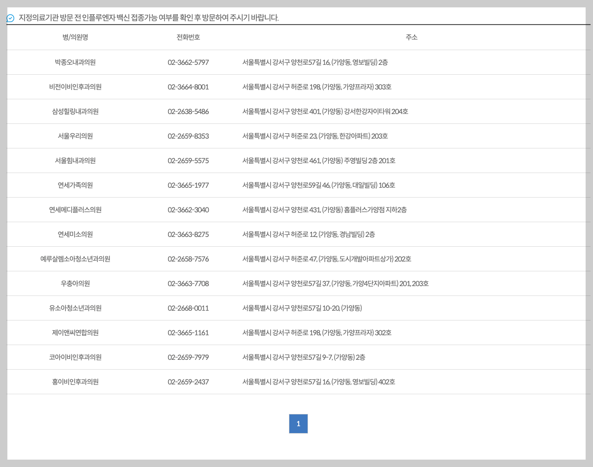 2023 독감예방접종 무료대상자