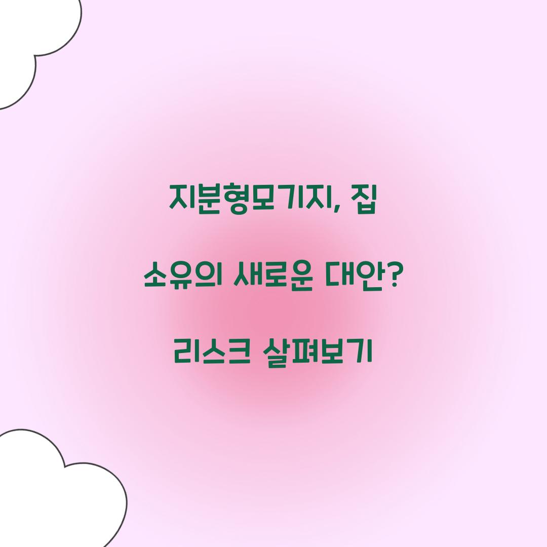 지분형모기지