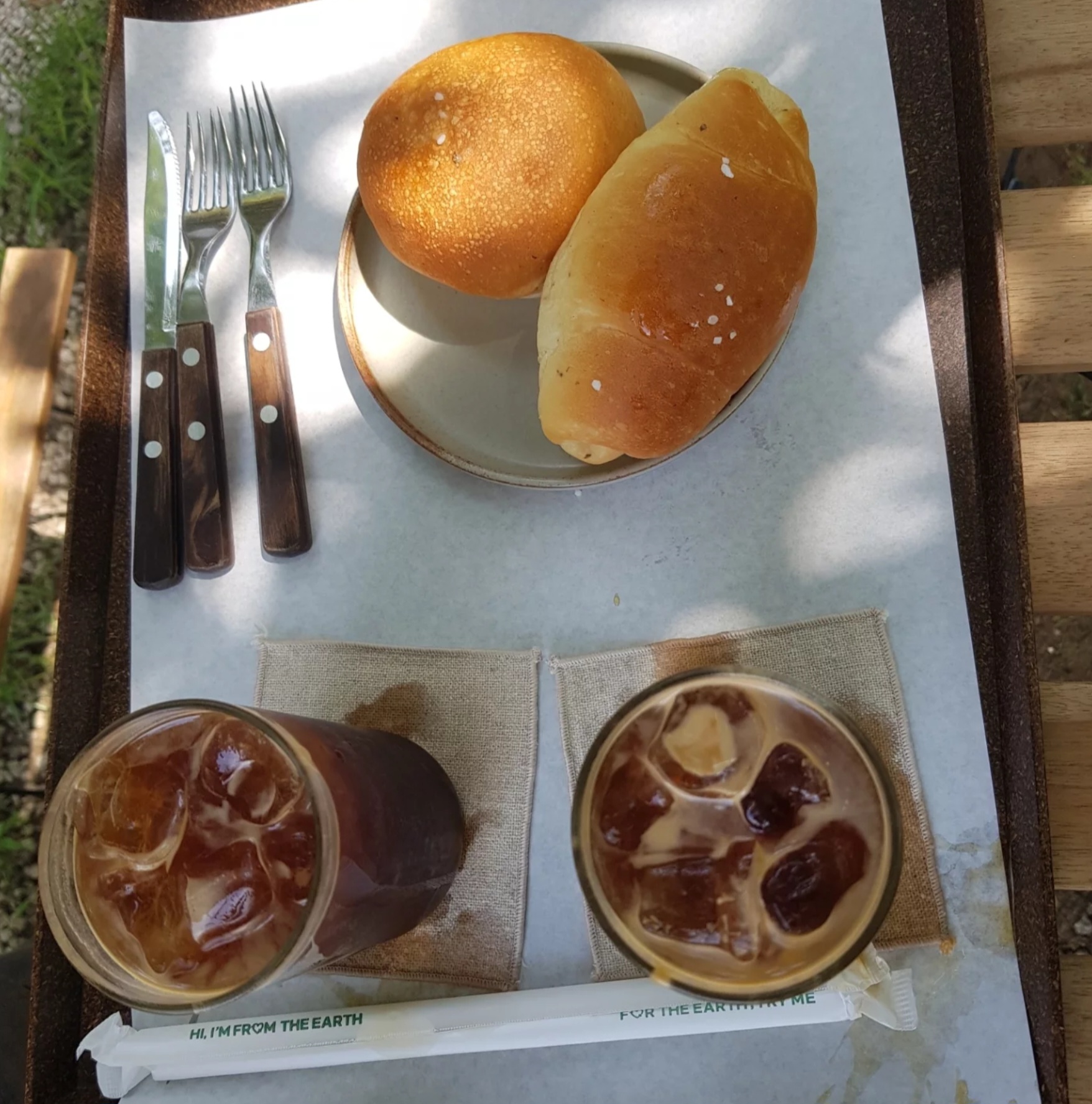 시카사 카페 소금빵과 커피