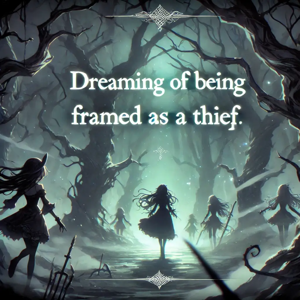 도둑으로 몰리는 꿈