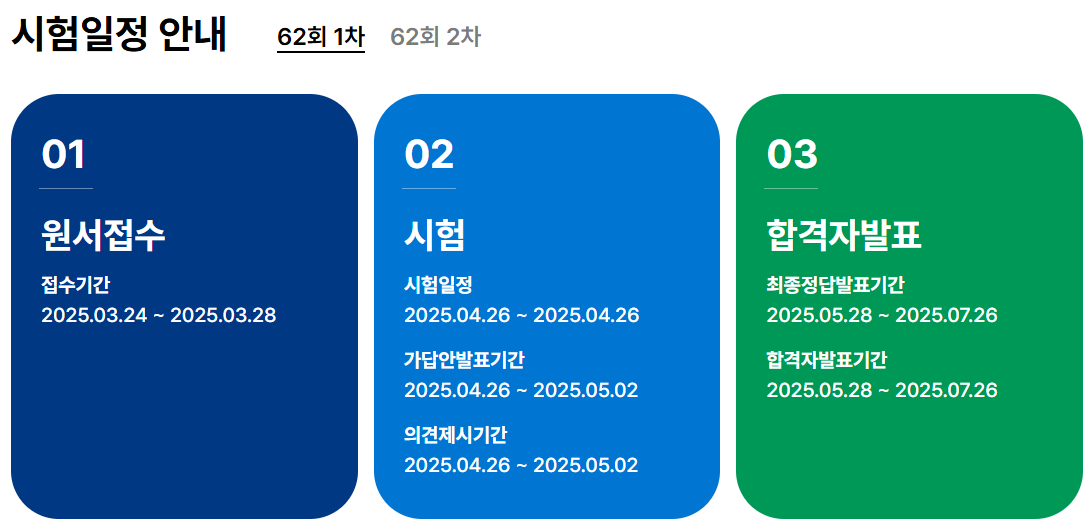 큐넷 세무사 시험 2025년 일정 준비