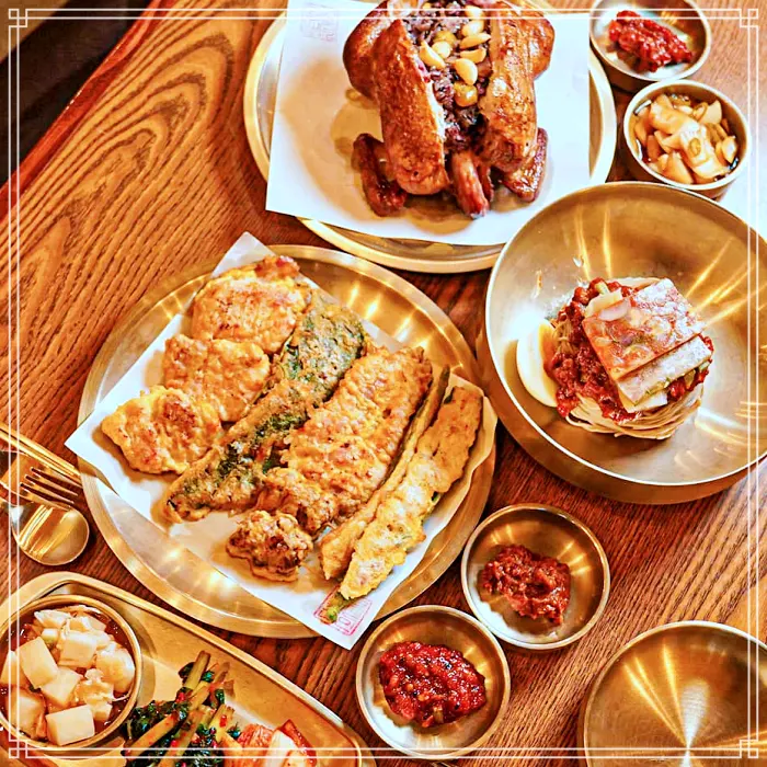 신당 중앙시장 맛집 참나무 능이 장작구이, 닭고기 모듬전