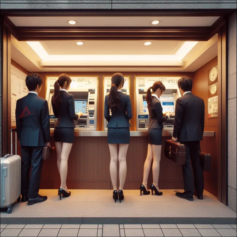 태국 바트 환율 확인중인 직원들