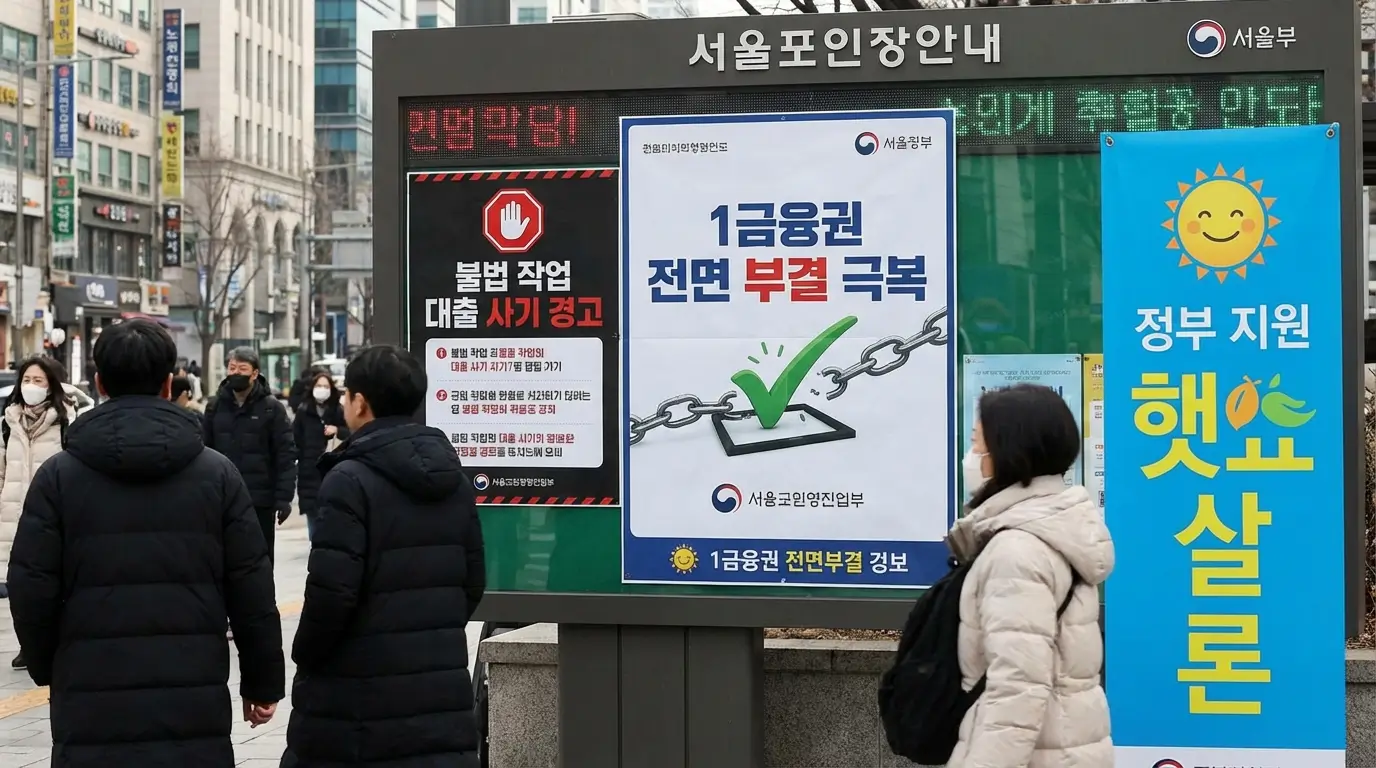 1금융권 전면 부결 극복 및 불법 작업 대출 사기 경고 정부 지원 햇살 론