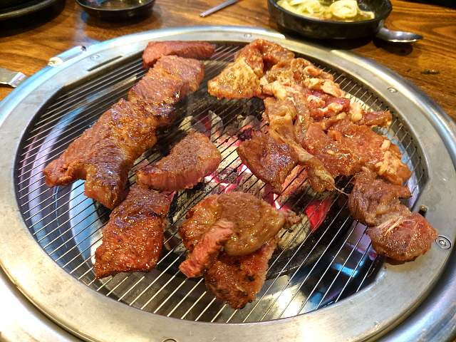 양념소고기숯불구이