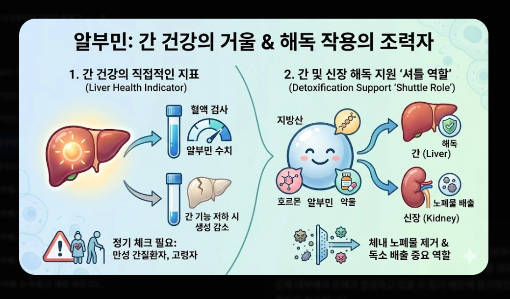 알부민 효능 완벽 분석 [2026 최신] 부족 증상 수치 및 올바른 제품 선택 가이드